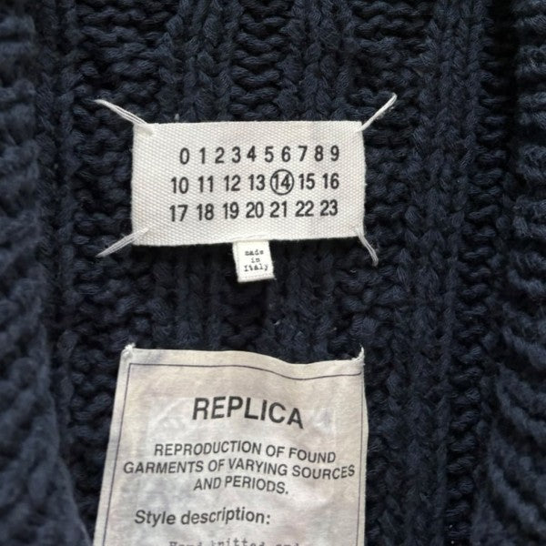 Maison Margiela REPLICA ケーブルコットンニットカーデ S50HA0389 古着・中古-6枚目のアイテム画像
