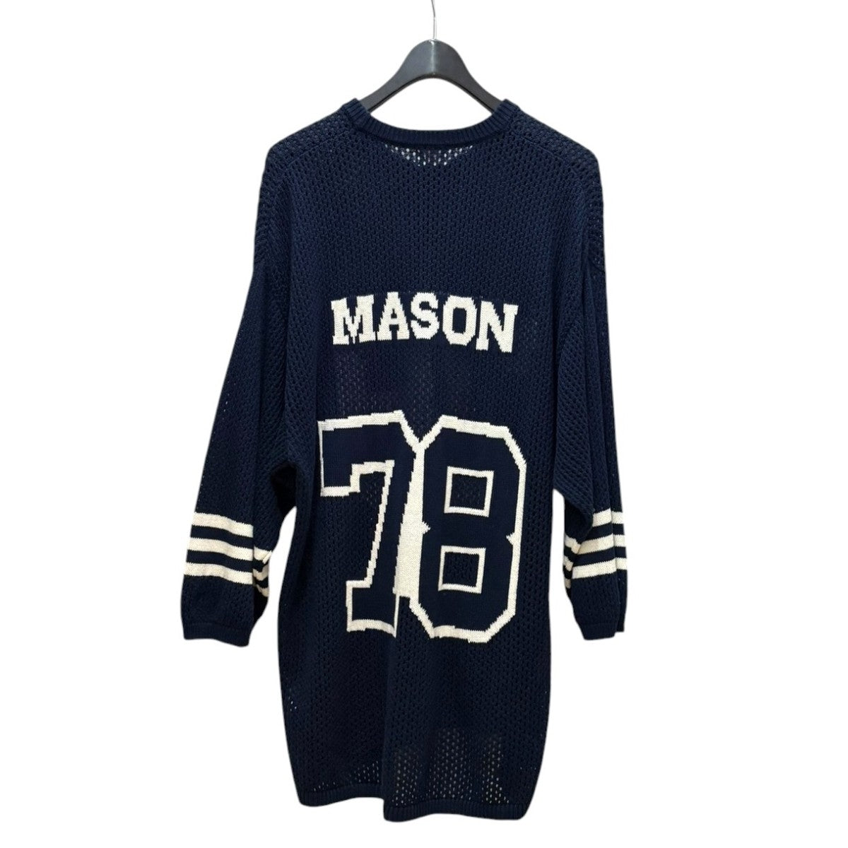 athletic wear MASON MESH KNIT　ナンバリングメッシュニット