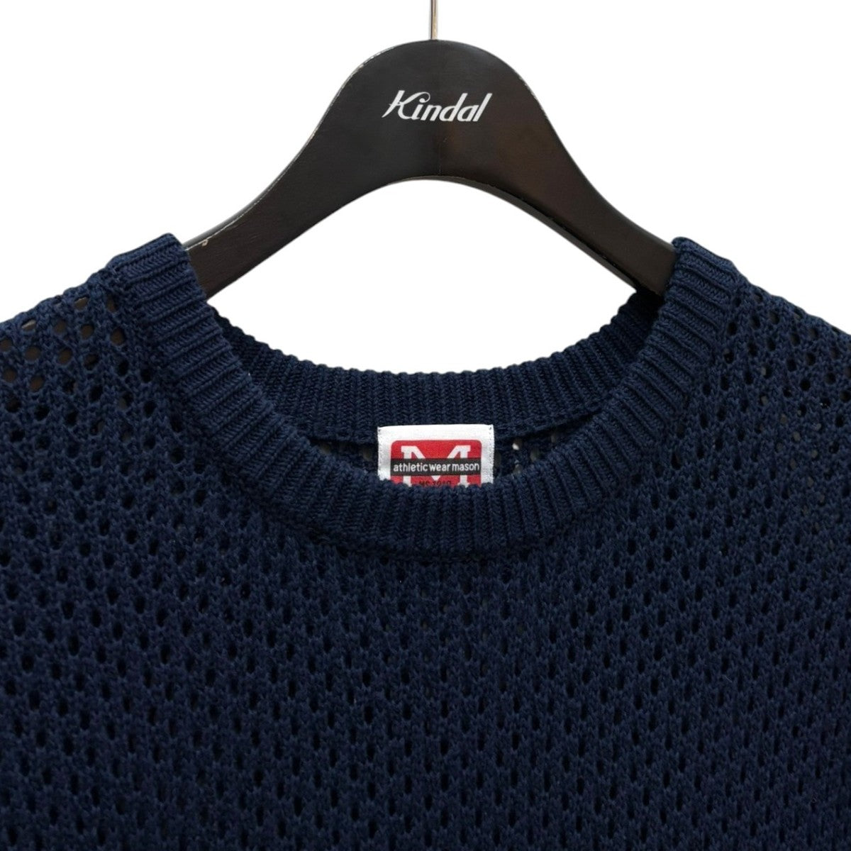 athletic wear MASON MESH KNIT　ナンバリングメッシュニット