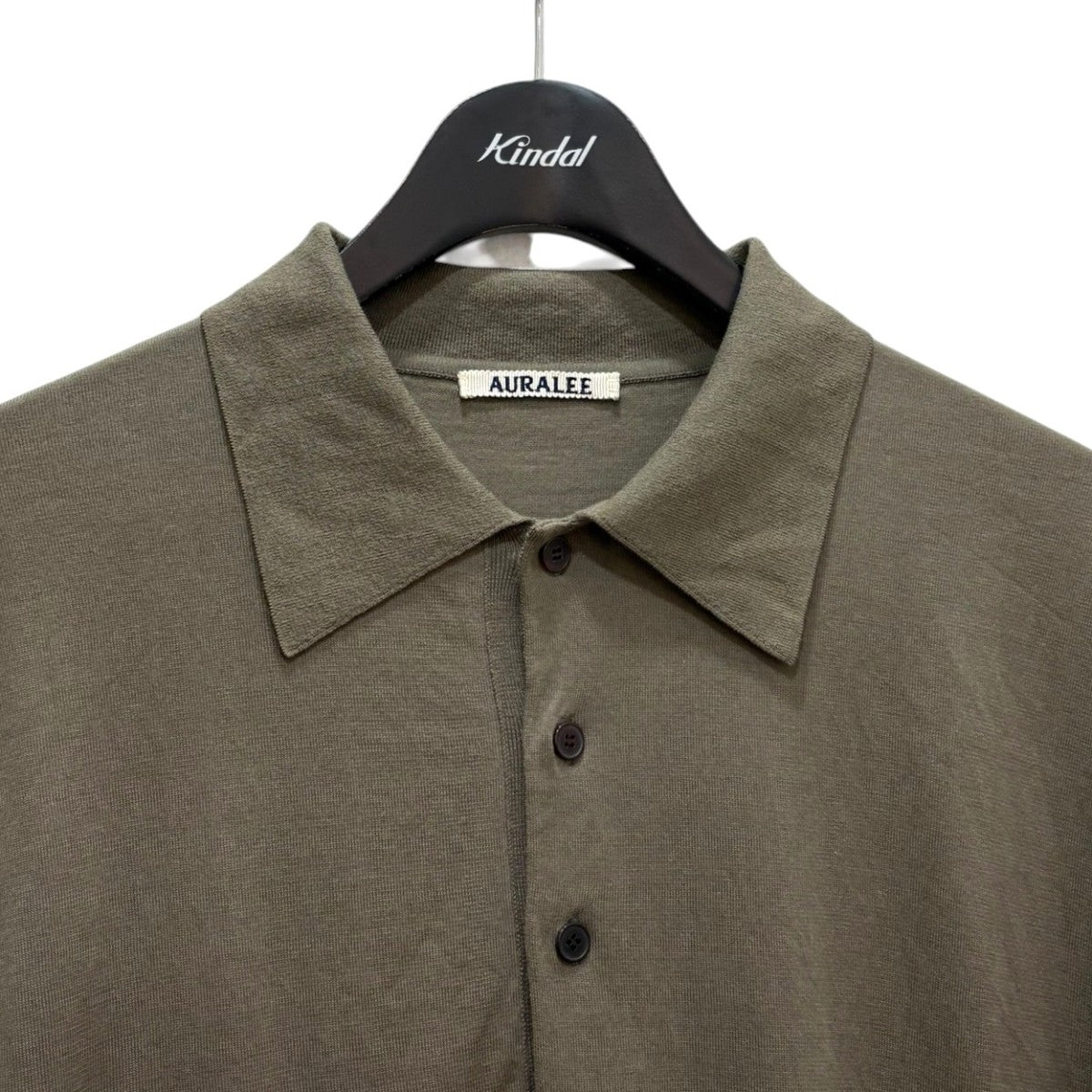 2026SS  GIZA HIGH GAUGE KNIT POLO ポロシャツ A26SP03KA