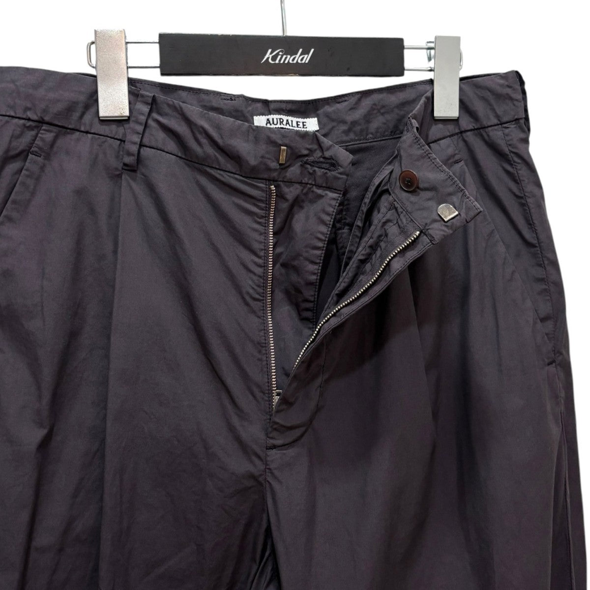2026SS  GARMENT-DYED FINX SHUTTLE WEATHER ONE-TUCK SLACKS A26SP03SW