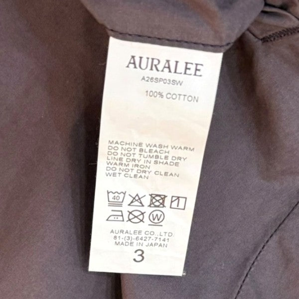 2026SS  GARMENT-DYED FINX SHUTTLE WEATHER ONE-TUCK SLACKS A26SP03SW