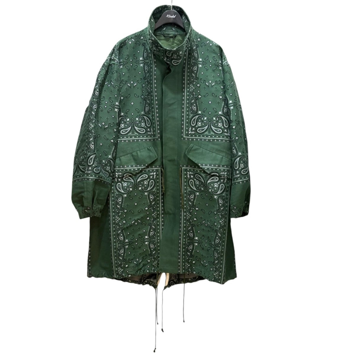 ペイズリージャガードコート Paisley jacquard coat TV22-FA337
