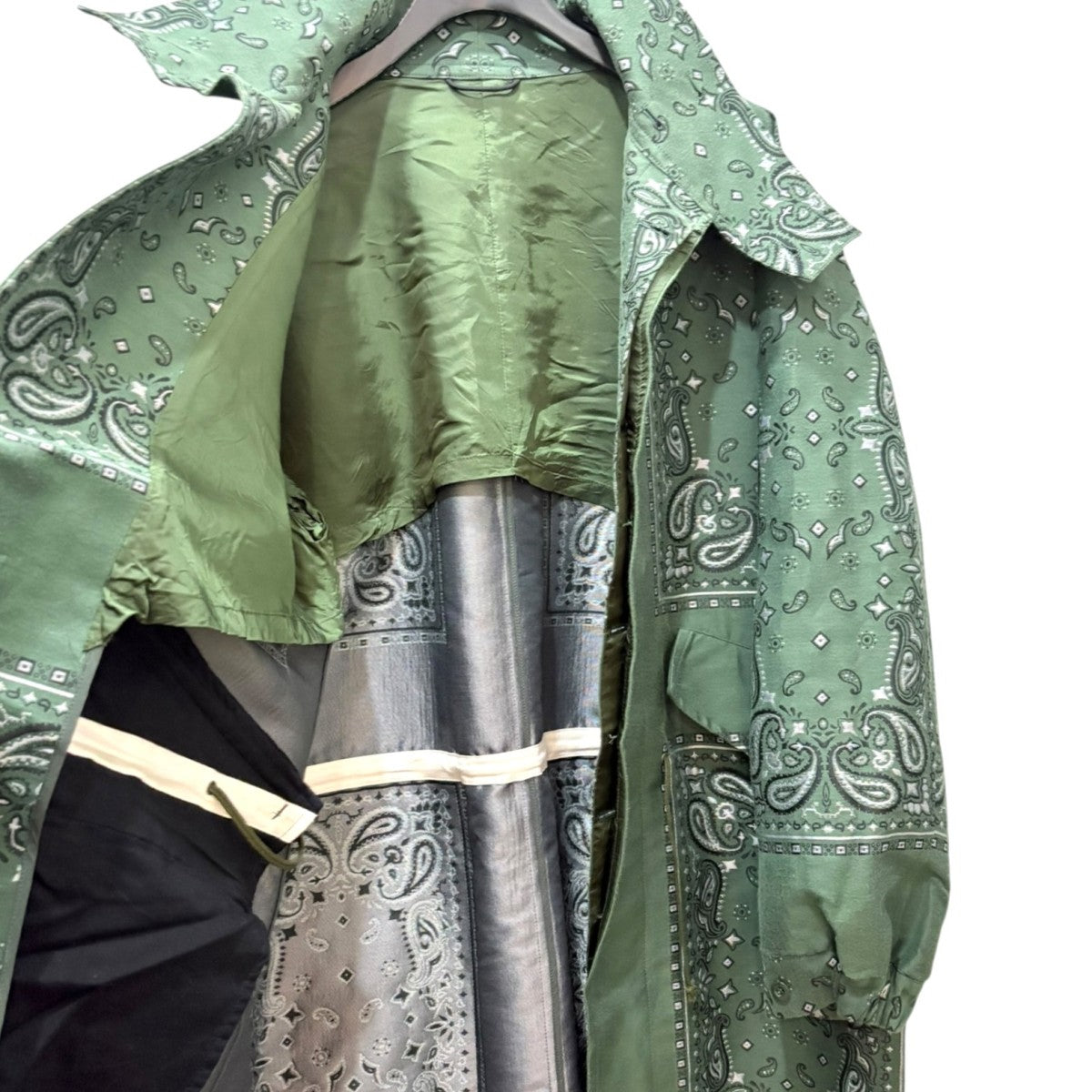 ペイズリージャガードコート Paisley jacquard coat TV22-FA337