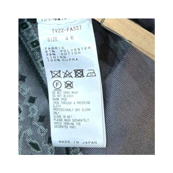 ペイズリージャガードコート Paisley jacquard coat TV22-FA337