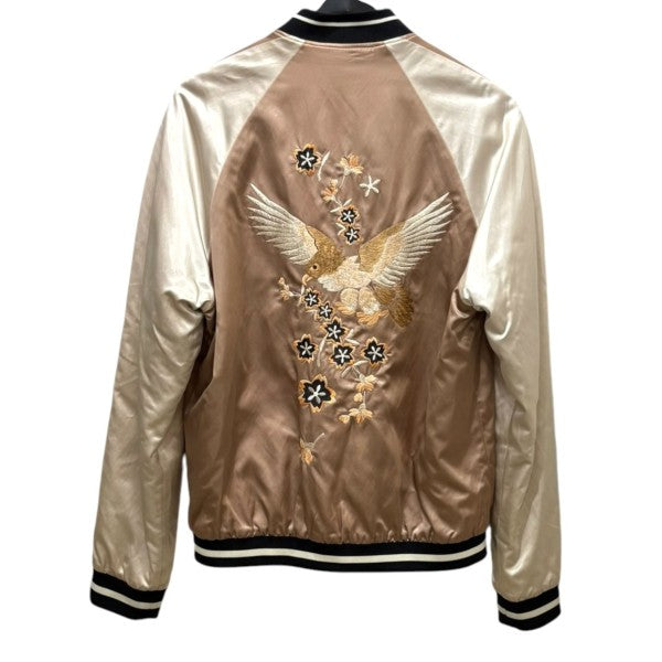 Bird Embroidery Souvenir Jacket リバーシブルスカジャン　P48206459