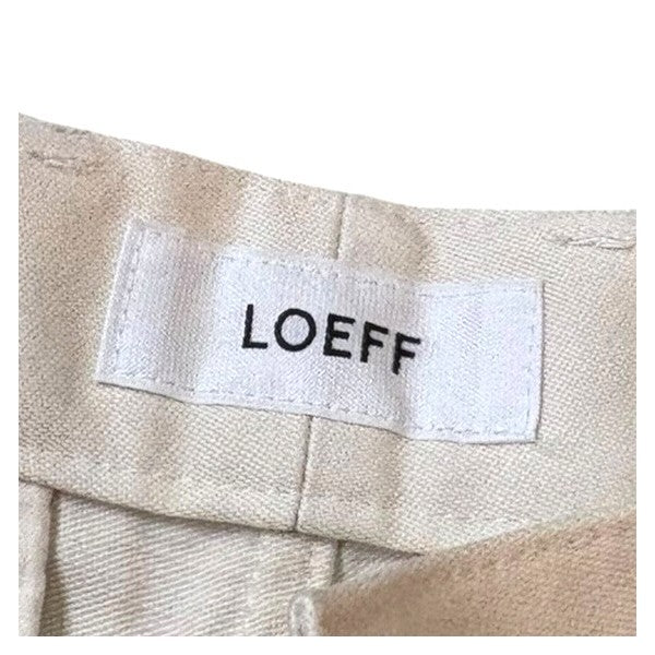 LOEFF(ロエフ) サテンバギーパンツ8814-299-0169 8814-299-0169 オフ