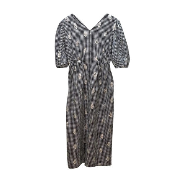 コラボギンガムチェックワンピース　Poplin Foil Print Dress 010441BH5KS