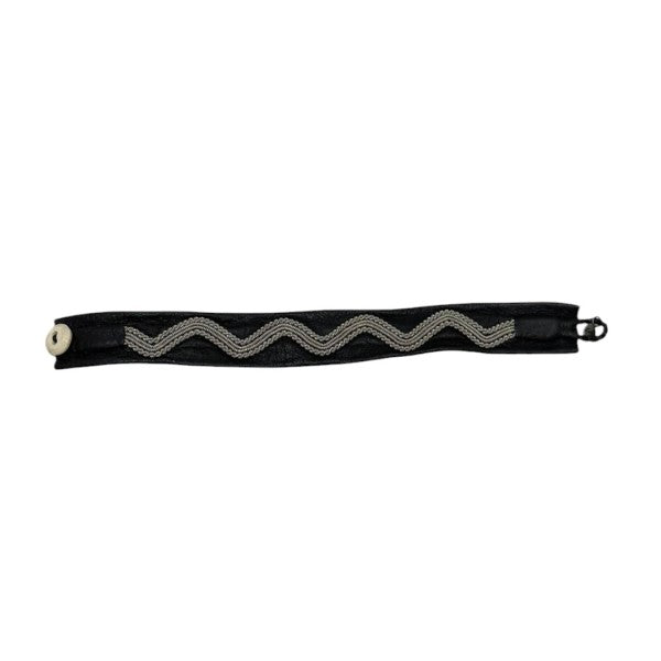 Zig Zag Bracelet　レザーブレスレット