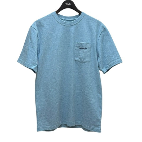水色 Patagonia Patagonia(パタゴニア) ポケットT38441SP19 38441SP19 サックスブルー