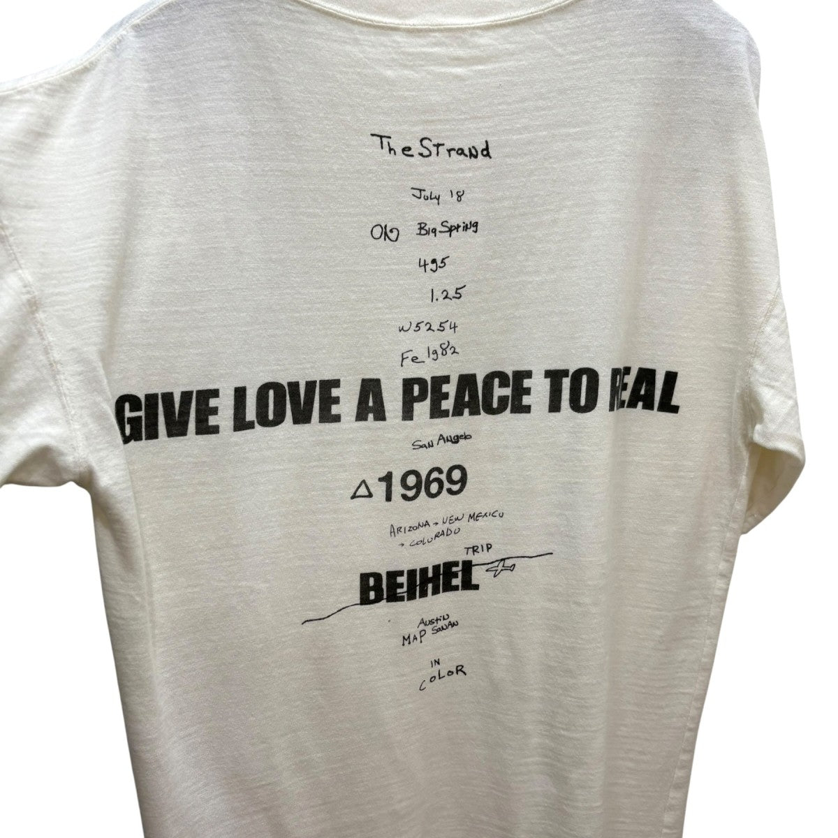 DEUXIEME CLASSE - LOVE A PEACE バックプリントTシャツ　Deuxieme Classe Deuxieme Classe(ドゥーズィエムクラス) LOVE A PEACE バックプリント