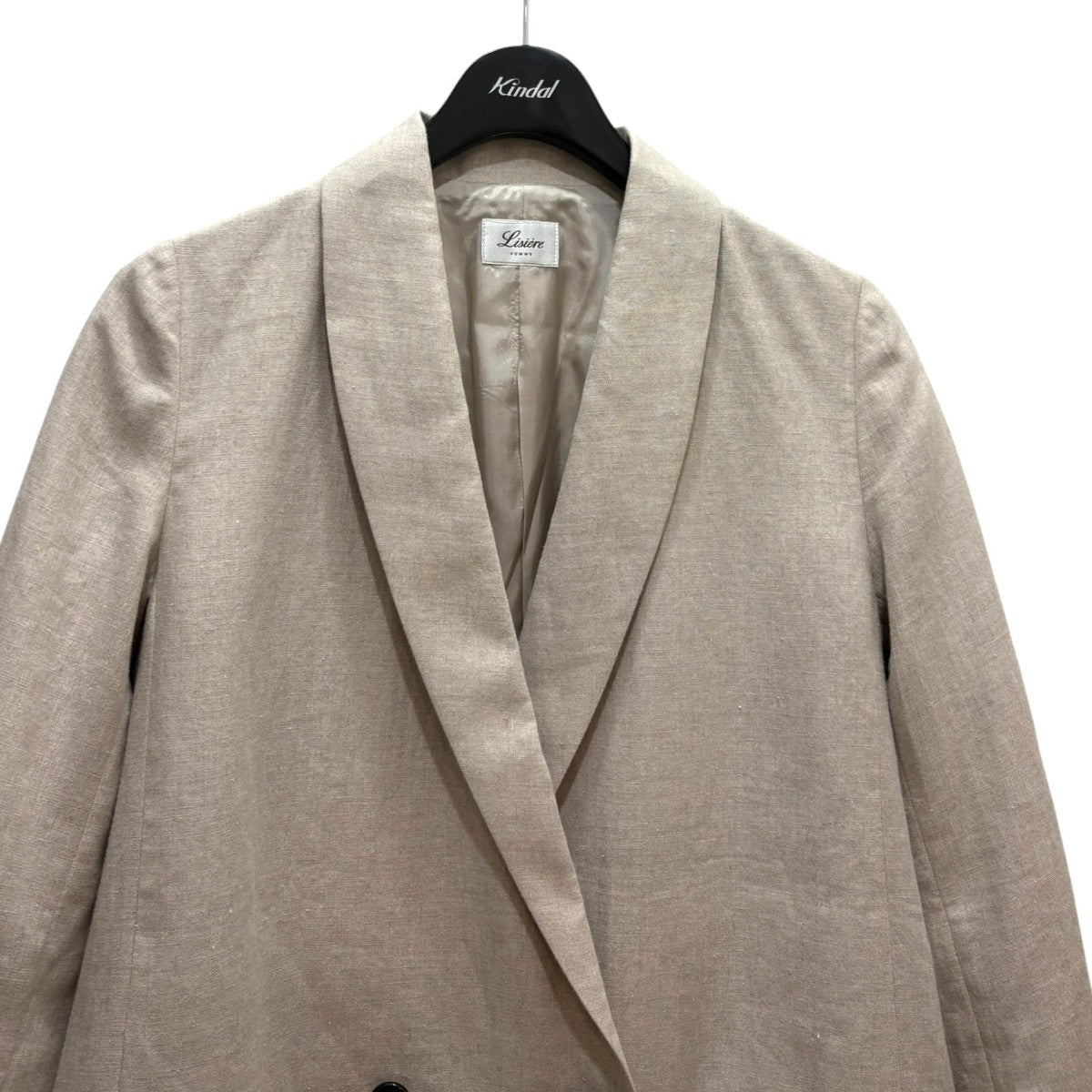 Lisiere リネンダブルジャケット Linen W Jacket 22010560102310 古着・中古-3枚目のアイテム画像