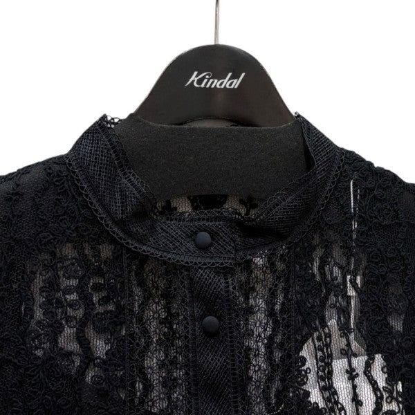 MEDI TULLE LACE FLARE DRESS 　レースワンピース 02310590610
