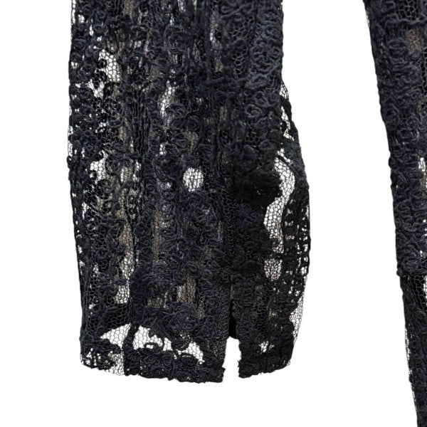 AMERI(アメリ) MEDI TULLE LACE FLARE DRESS レースワンピース