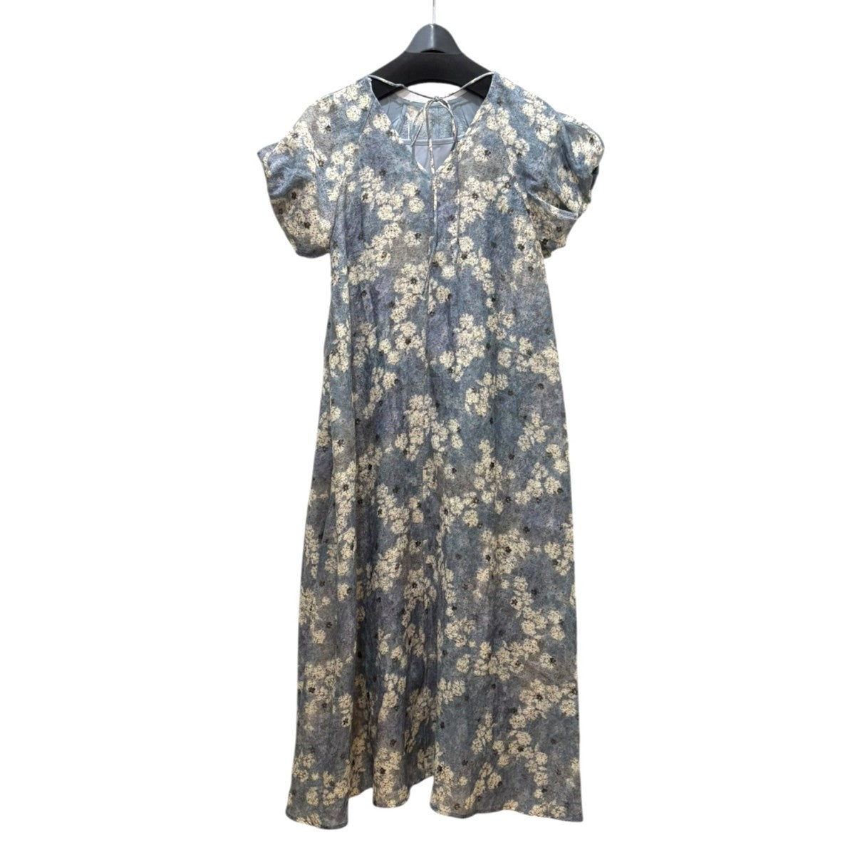 BLUR FLOWER DRESS 　フラワー柄ワンピース　02410590430