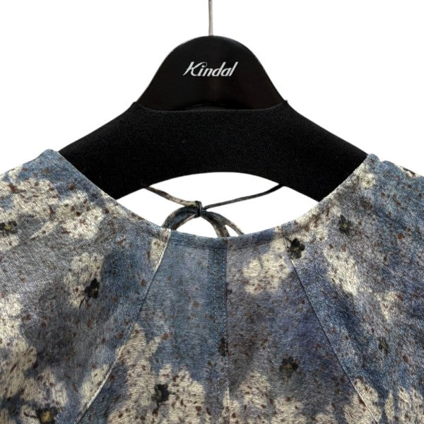 BLUR FLOWER DRESS 　フラワー柄ワンピース　02410590430