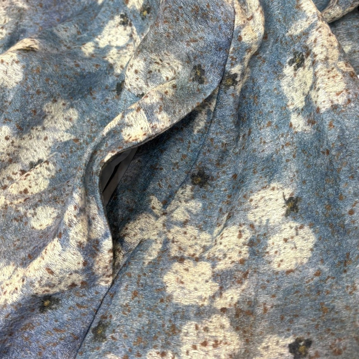 BLUR FLOWER DRESS 　フラワー柄ワンピース　02410590430