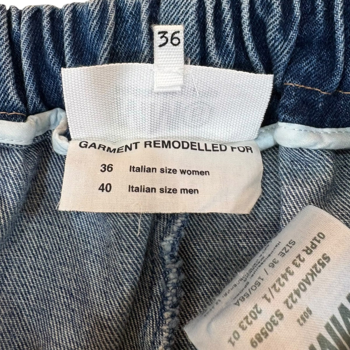ダメージ加工 デストロイドクロップ デニムパンツ S52KA0422 S30589
