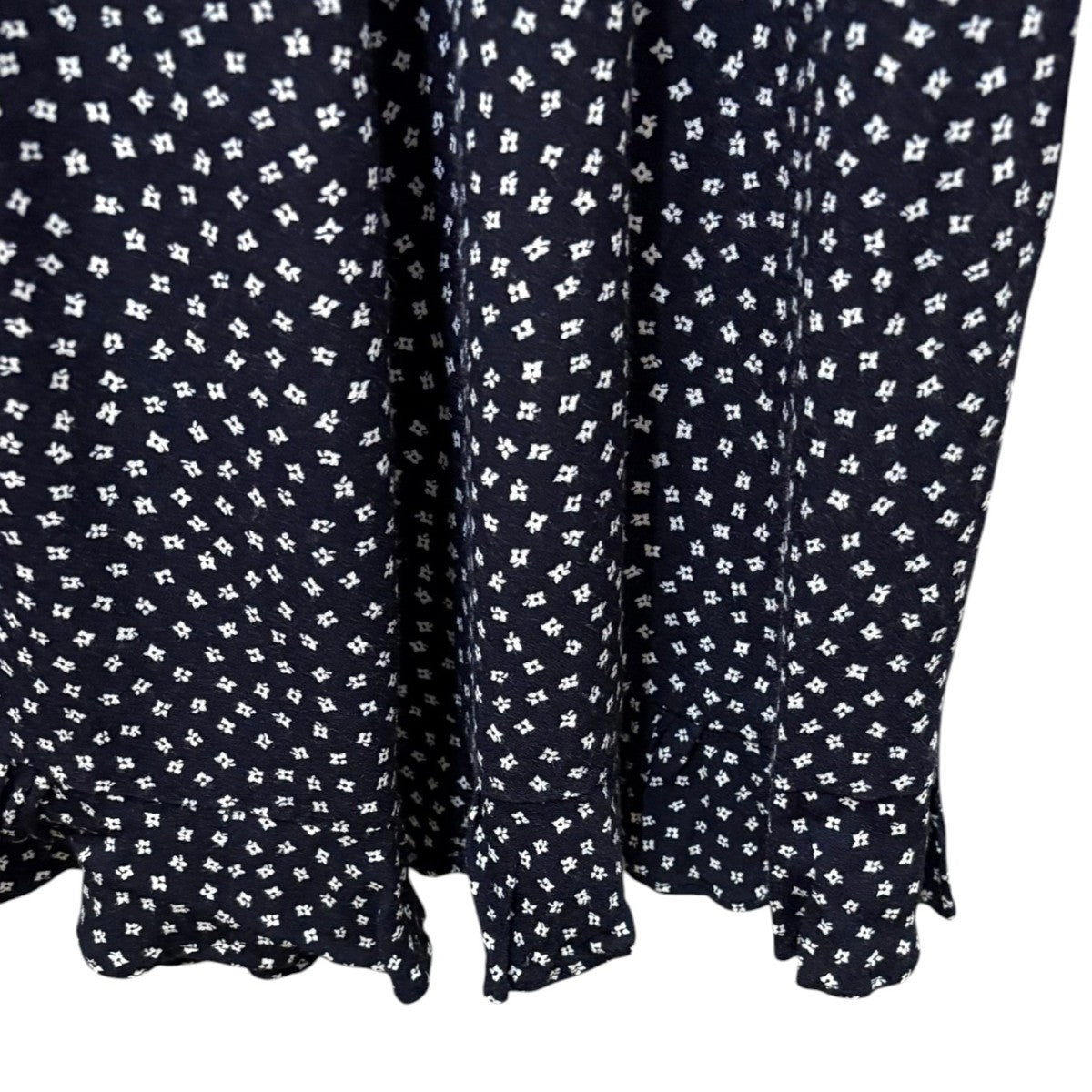 総柄 裾フリルスカート　FLORET HEM FRILL SK 20AMSSK53
