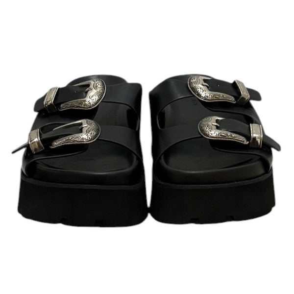 MEDI WESTERN BUCKLE SANDALS0225112610580