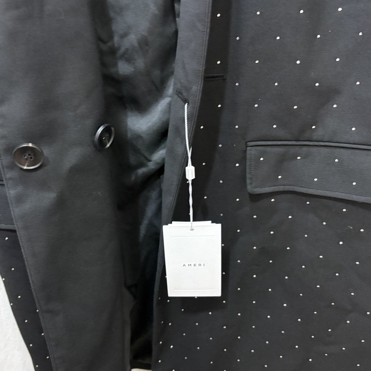 AMERI TWINKLE CURVE VEST ロングベスト 02410620550 古着・中古-3枚目のアイテム画像