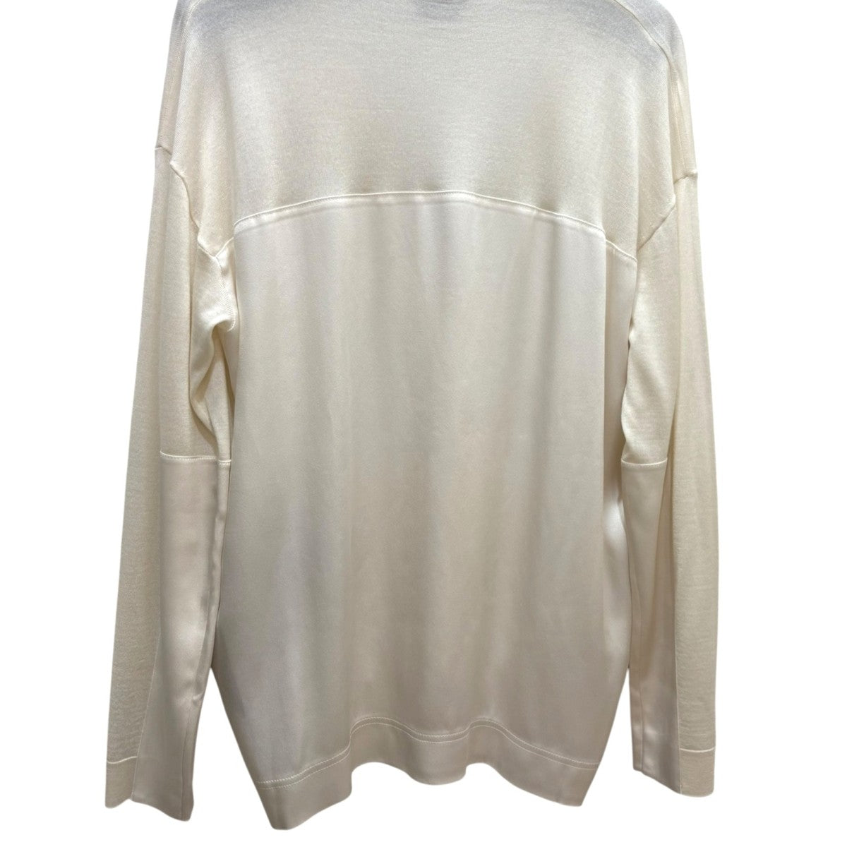 カシミヤシルクVネックニットMAK1177 YAX430