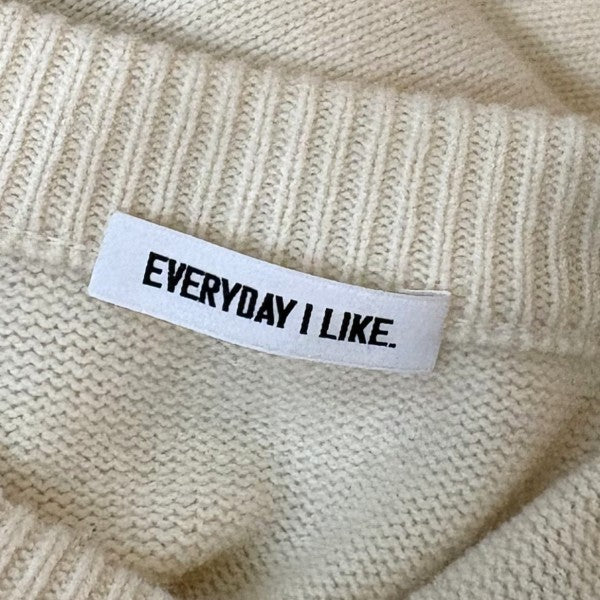 EVERYDAY I LIKE． クルーネックニット21080520822030 古着・中古-5枚目のアイテム画像