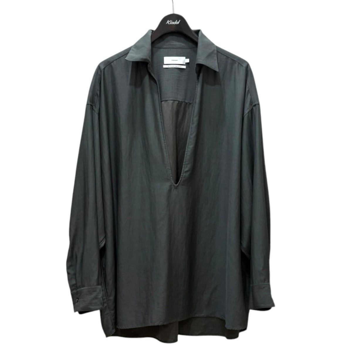 Wool Cupro Skipper Shirt スキッパーシャツ GU241-50075