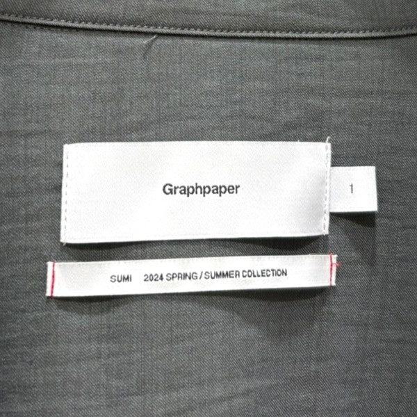 Wool Cupro Skipper Shirt スキッパーシャツ GU241-50075