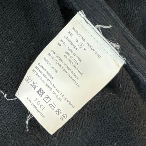 YOKE クルーネックスウェットYK18AW0013CS 古着・中古-8枚目のアイテム画像