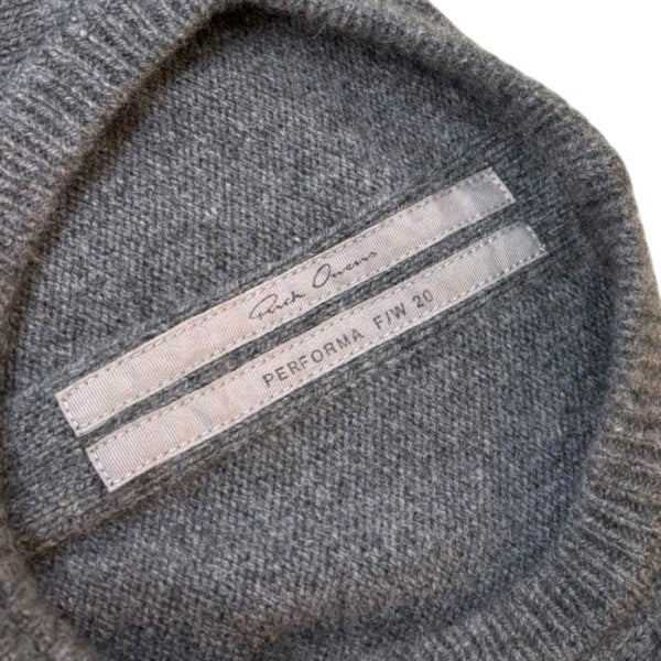 RICK OWENS カシミヤニットRU20F3684-WSBR 古着・中古-5枚目のアイテム画像