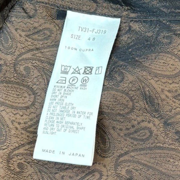 TOGA VIRILIS Paisley jacquard shirtTV31-FJ319 古着・中古-7枚目のアイテム画像