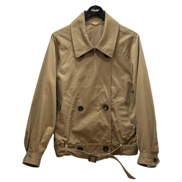 MUSE de Deuxieme Classe FINXGABA SHORT ショートトレンチコート 古着・中古-2枚目のアイテム画像