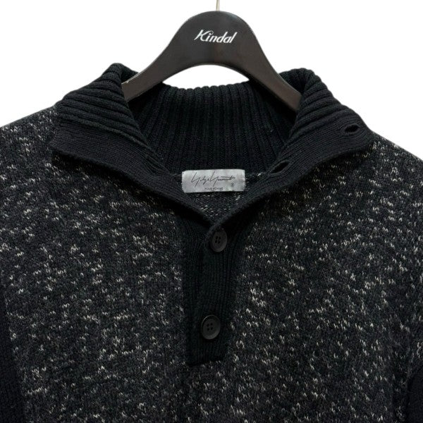 Yohji Yamamoto pour homme ハイネックボタンニットHE-K10-187 古着・中古-4枚目のアイテム画像