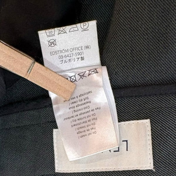 LEMAIRE 2プリーツパンツM213PA177LF625 古着・中古-8枚目のアイテム画像