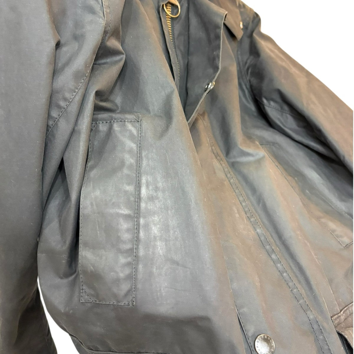 Barbour SL BORDER JACKET 古着・中古-6枚目のアイテム画像
