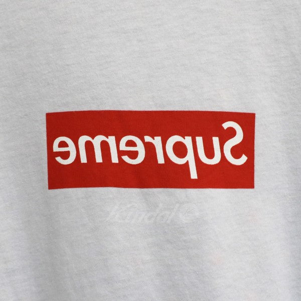 SUPREME×COMME des GARCONS SHIRT 13SS反転BOX Logo Box Logo S／S Tee ...