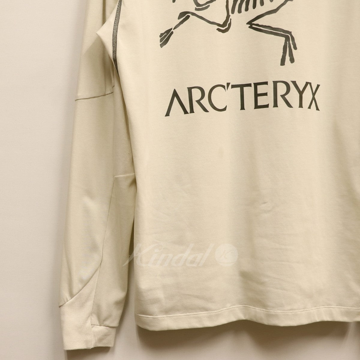 ARCTERYX System A(アークテリクス システムA) 21AW Copal L／S Bird T-Shirtバックプリントサイドポケット ロングスリーブ オフホワイト サイズ 12｜【公式】カインドオルオンライン ブランド古着・中古通販【kindal】