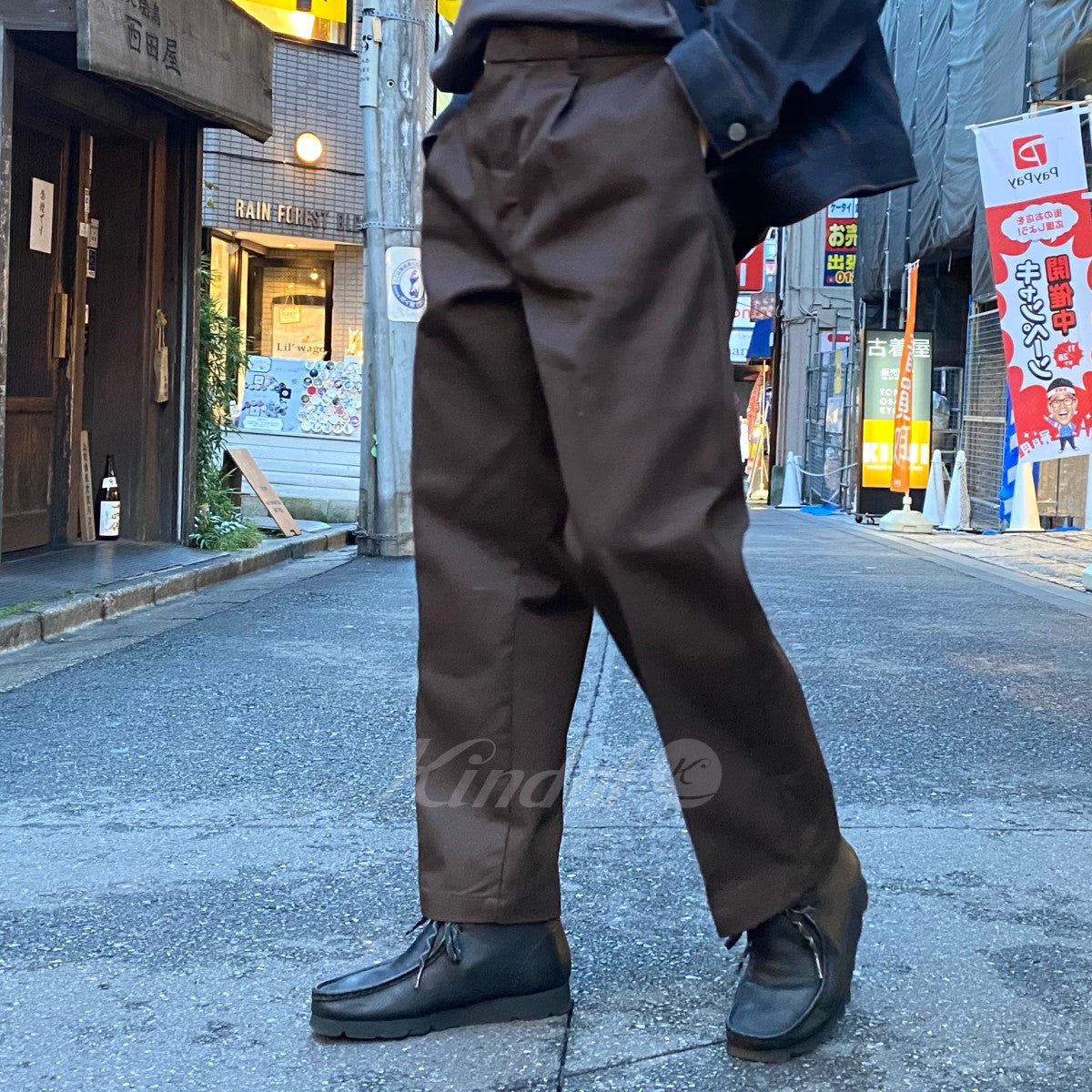 Dickies×WACKO MARIA(Dickies×ワコマリア ディッキーズ) 21AW PLEATED  TROUSERS(TYPE-1)タックチノワークパンツ