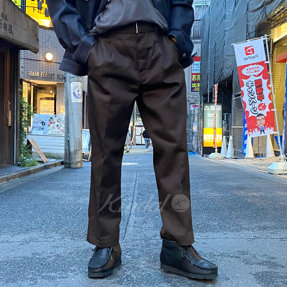 WACKO MARIA×Dickies 21AW PLEATED TROUSERS(TYPE-1)タックチノワーク 