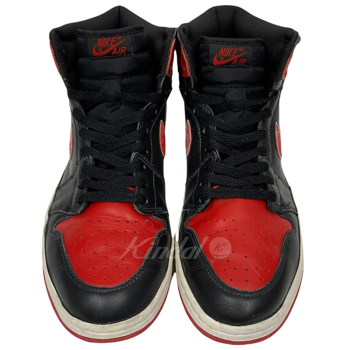 NIKE(ナイキ) 2001年製AIR JORDAN1 RETRO BRED BANNEDジョーダン黒赤 