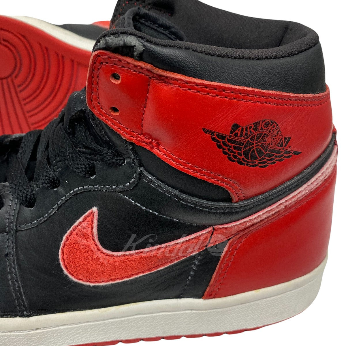 NIKE(ナイキ) 2001年製AIR JORDAN1 RETRO BRED BANNEDジョーダン黒赤  