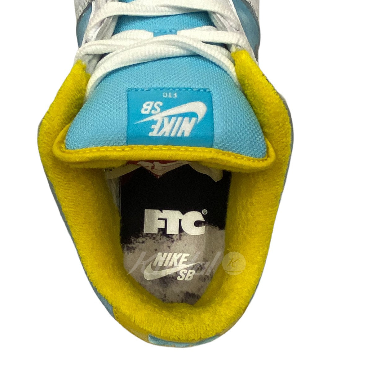 FTC×NIKE SB(エフティーシー ナイキエスビー×NIKE SB) DUNK LOW PRO QS Lagoon  Pulseダンクロー銭湯セントウスニーカー