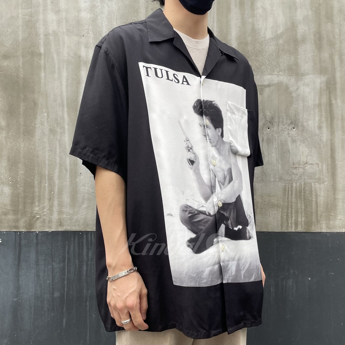 WACKO MARIA×LARRY CLARK×STIE-LO(野口強) 21SS TULSA Hawaiian Shirtタルサハワイアンアロハ開襟 シャツ ホワイト×ブラック サイズ 17｜【公式】カインドオルオンライン ブランド古着・中古通販【kindal】