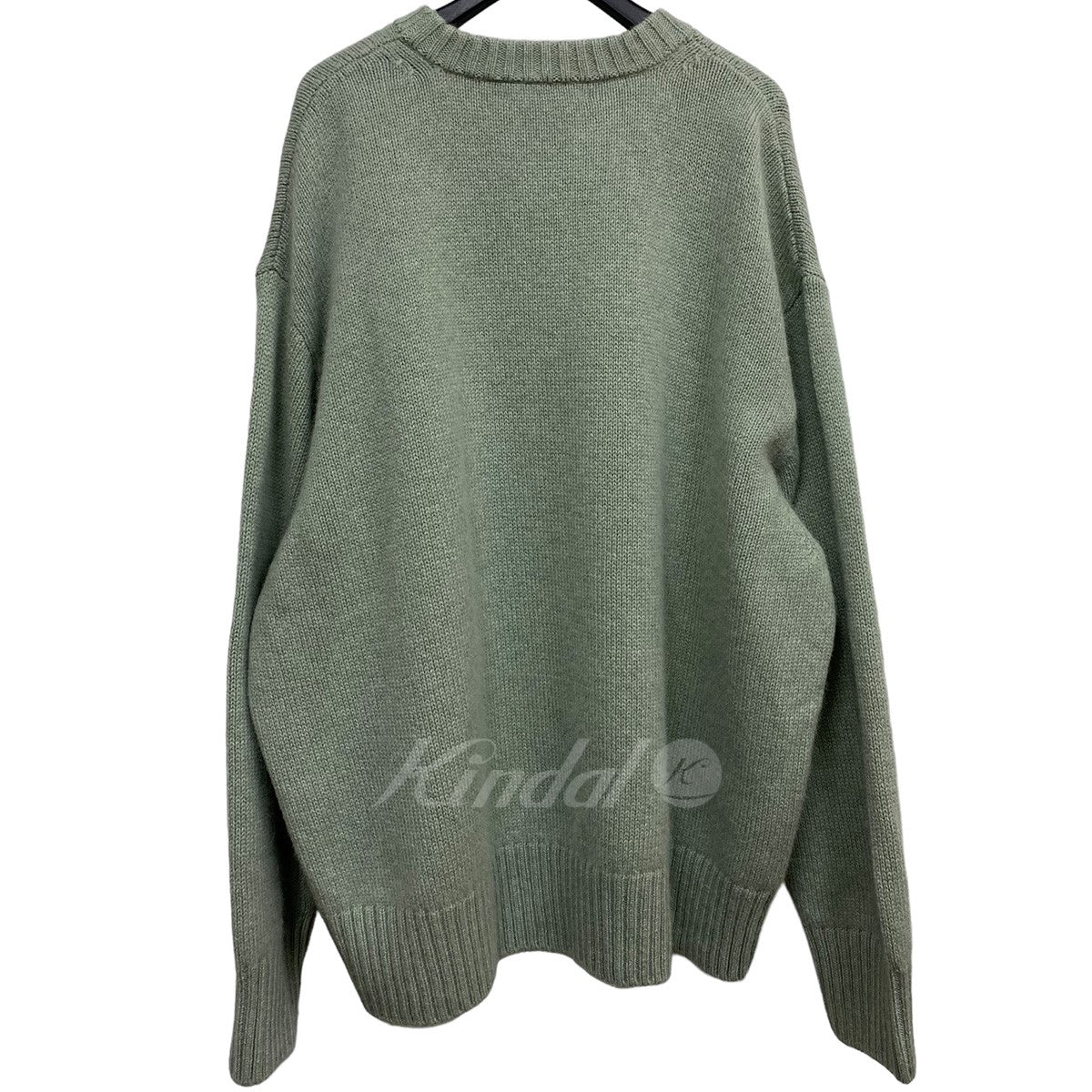 Alfred Hitchcock×UNDER COVER(Alfred Hitchcock×アンダーカバー アルフレッド ヒッチコック) 22AW  Hitchcock Face Crewneck Knitヒッチコック刺繍ニットセーター