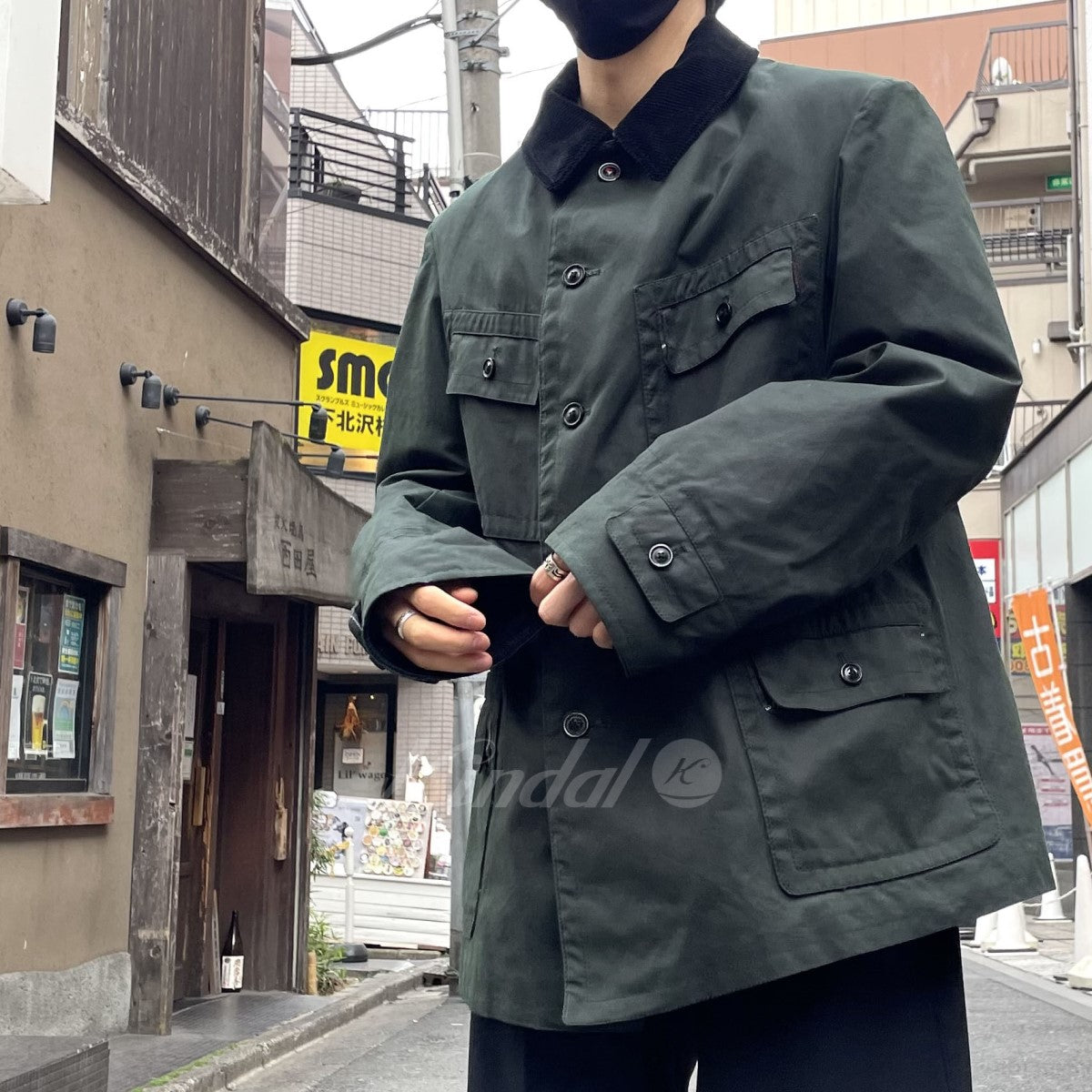 Maison Margiela4 14 22AW Waxed Utility Jacket M-65ミリタリーオイルドワックスコーティング 古着・中古-3枚目のアイテム画像