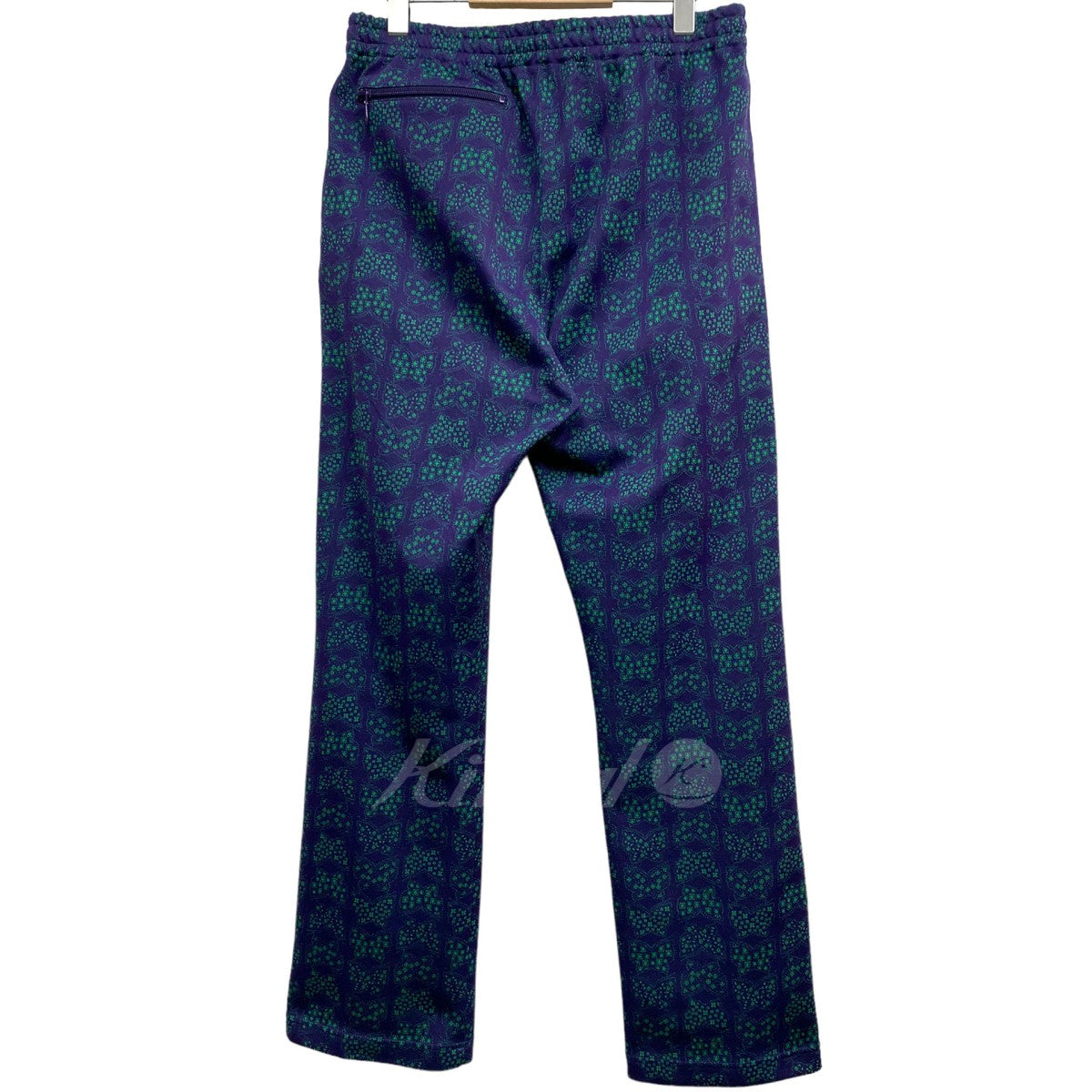 Needles(ニードルズ) 22SS Track Pant Papillon Poly Jq総柄パピヨントラックパンツ パープル×グリーン サイズ  14｜【公式】カインドオルオンライン ブランド古着・中古通販【kindal】