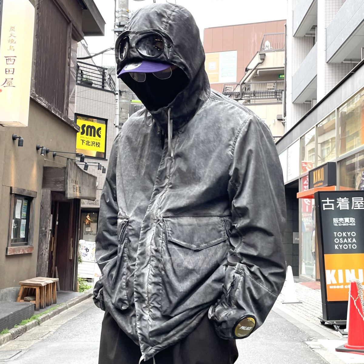 PALACE×CP COMPANY 22AW LA MILLE JACKET Garment Dyeing Goggle ...