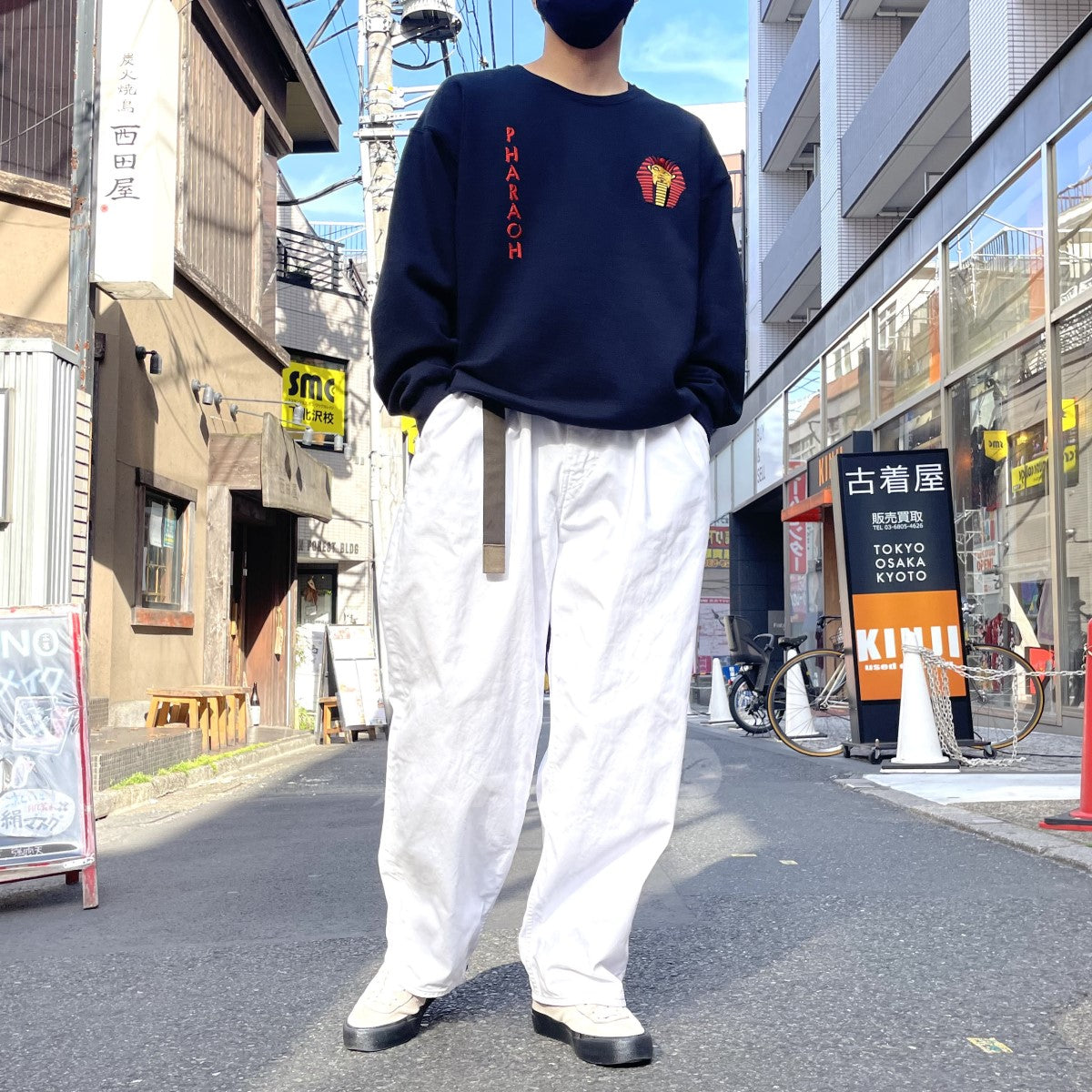 22AW PHARAOH CREW NECK SWEATファラオクルーネックスウェット