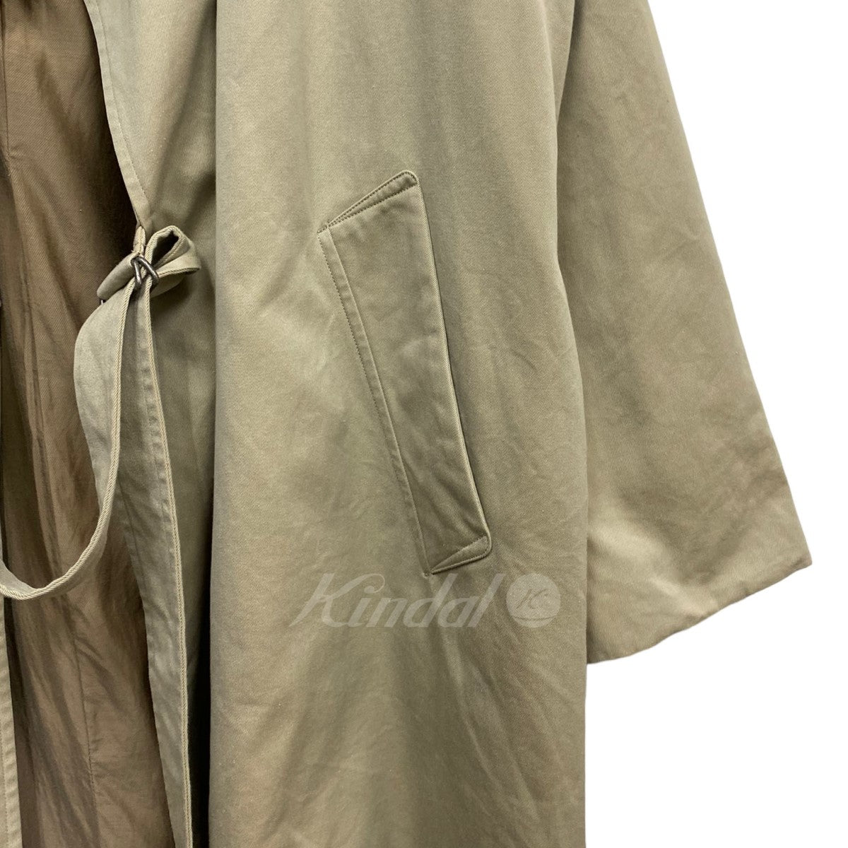 COMOLI 20SS コットンギャバタイロッケンコート 古着・中古-5枚目のアイテム画像